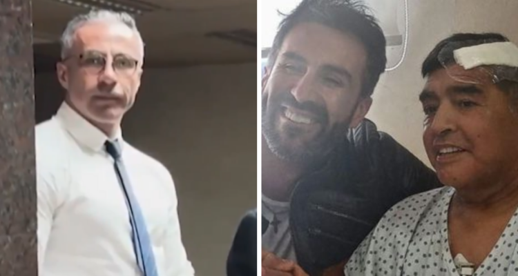 Está entre los imputados: exmédico de Maradona golpeó a periodista en juicio por muerte del ‘Pelusa’