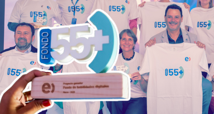 Fondo 55+ de Entel financiará con $300 millones a seis proyectos para reducir brecha digital en Chile