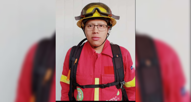Imagen de Gabriel Toro, brigadista de CMPC que perdió la vida en Ercilla combatiendo incendios forestales.