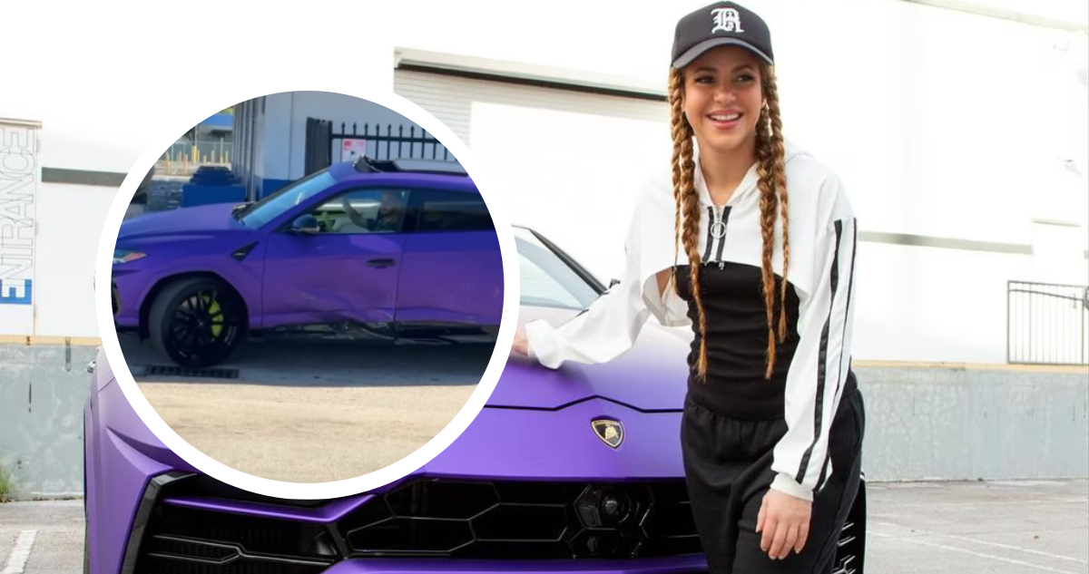 “Simplemente me chocaron”: Ganador de auto de Shakira sufrió accidente automovilístico en Miami