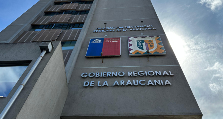 Frontis del GORE Araucanía por suspendida formalización de funcionaria por Caso Convenios