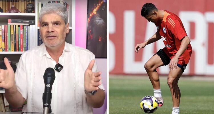 Juan Cristóbal Guarello puso en duda lesión de Alexis Sánchez y lo acusó de “amurrado”.