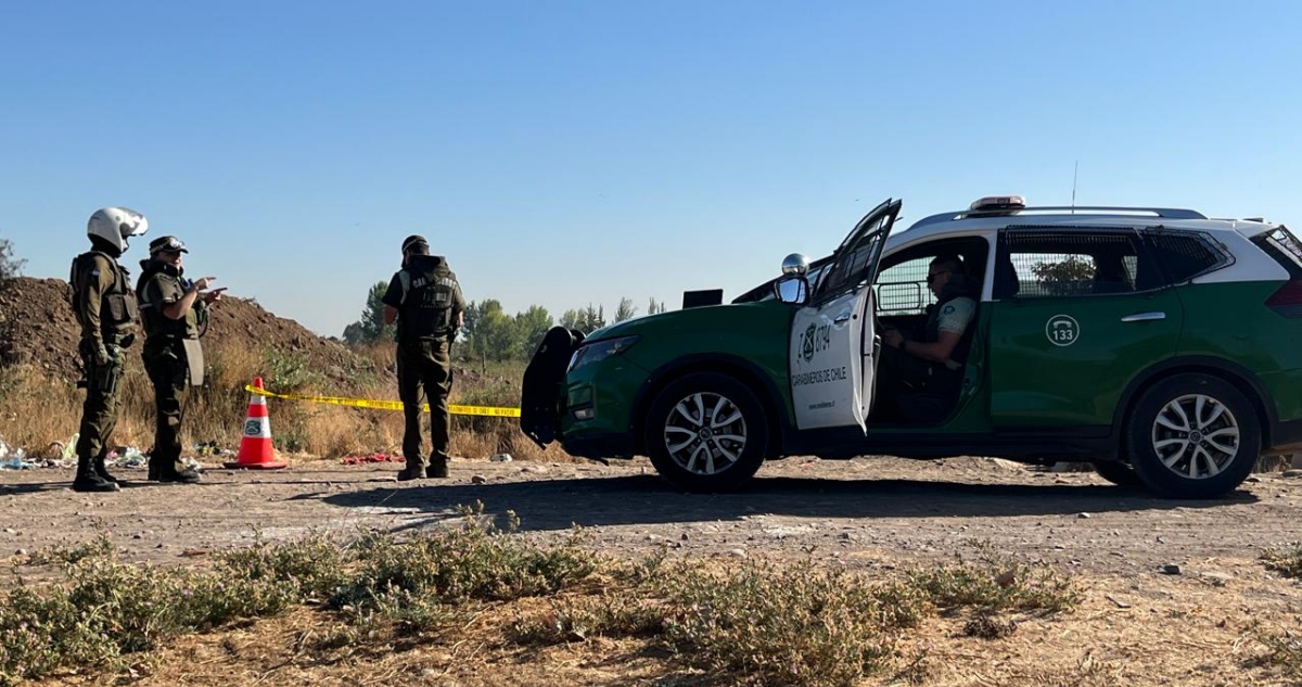 Nuevo homicidio en La Pintana: hallan cadáver calcinado y con sus extremidades amarradas
