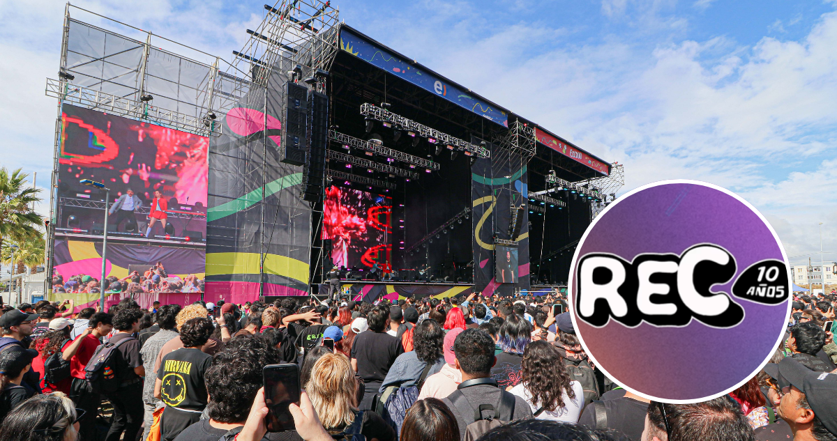 Revisa el line-up y el horario de cada artista que se presentará en el festival REC 2025
