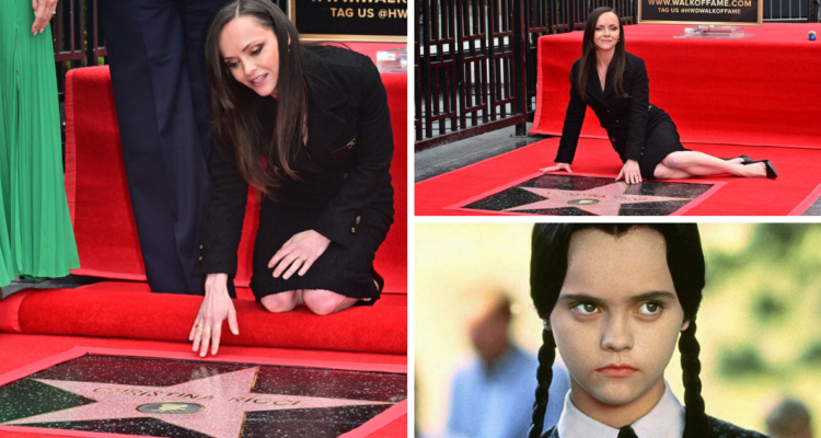 Recordada actriz de “Los Locos Adams” recibe su estrella en el Paseo de la Fama de Hollywood