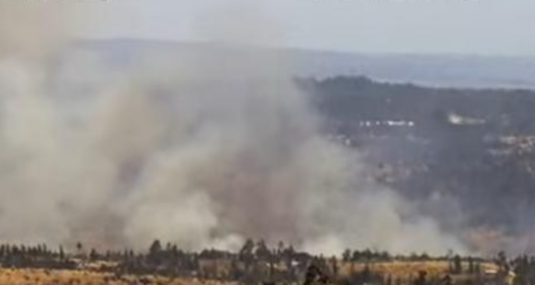 Incendio forestal por el que se decretó Alerta Roja en Santo Domingo