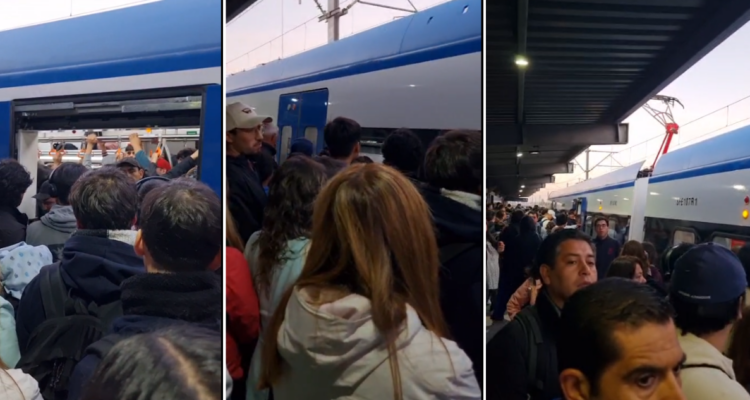 Hasta 1 hora de retraso: la caótica mañana del Biotren en el Gran Concepción