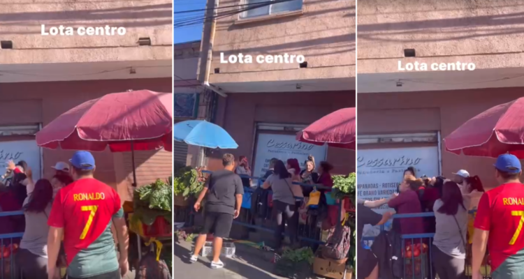 Cinco detenidas tras violenta pelea entre vendedoras ambulantes en el centro de Lota