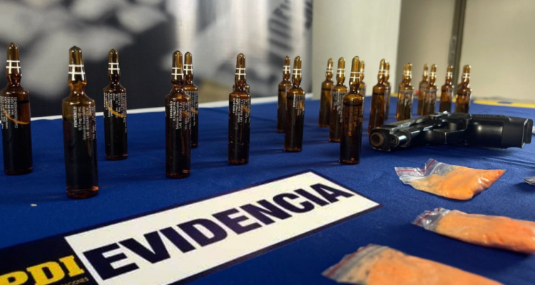 Sentencian a 800 días de cárcel a hombre que portaba 22 ampollas de fentanilo en Lota