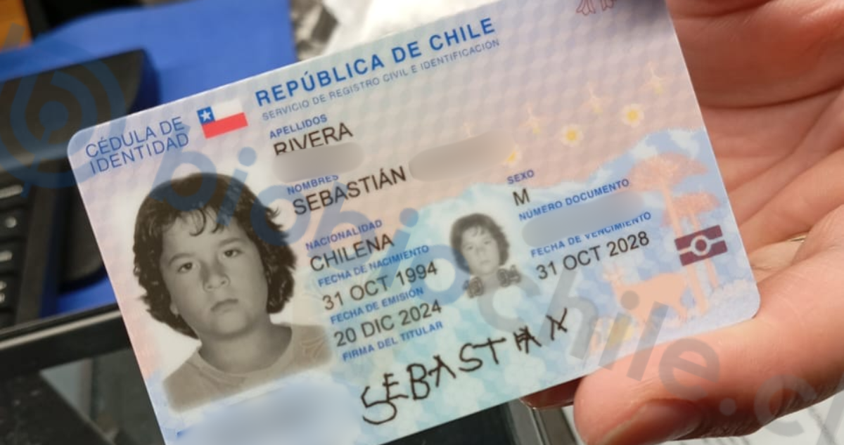 Hombre fue a buscar su nuevo carnet, pero se lo entregaron con foto y firma de cuando tenía 9 años