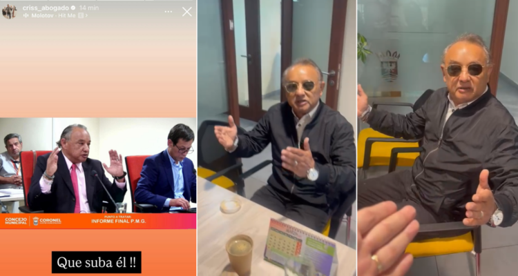 Concejal de coronel fue sacado a gritos de repartición municipal tras conflicto con funcionario