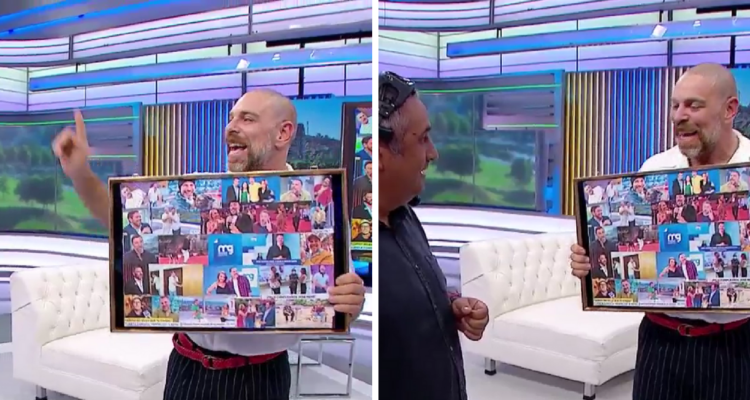 José Antonio Neme en el matinal de Mega, Mucho Gusto, tras su retorno