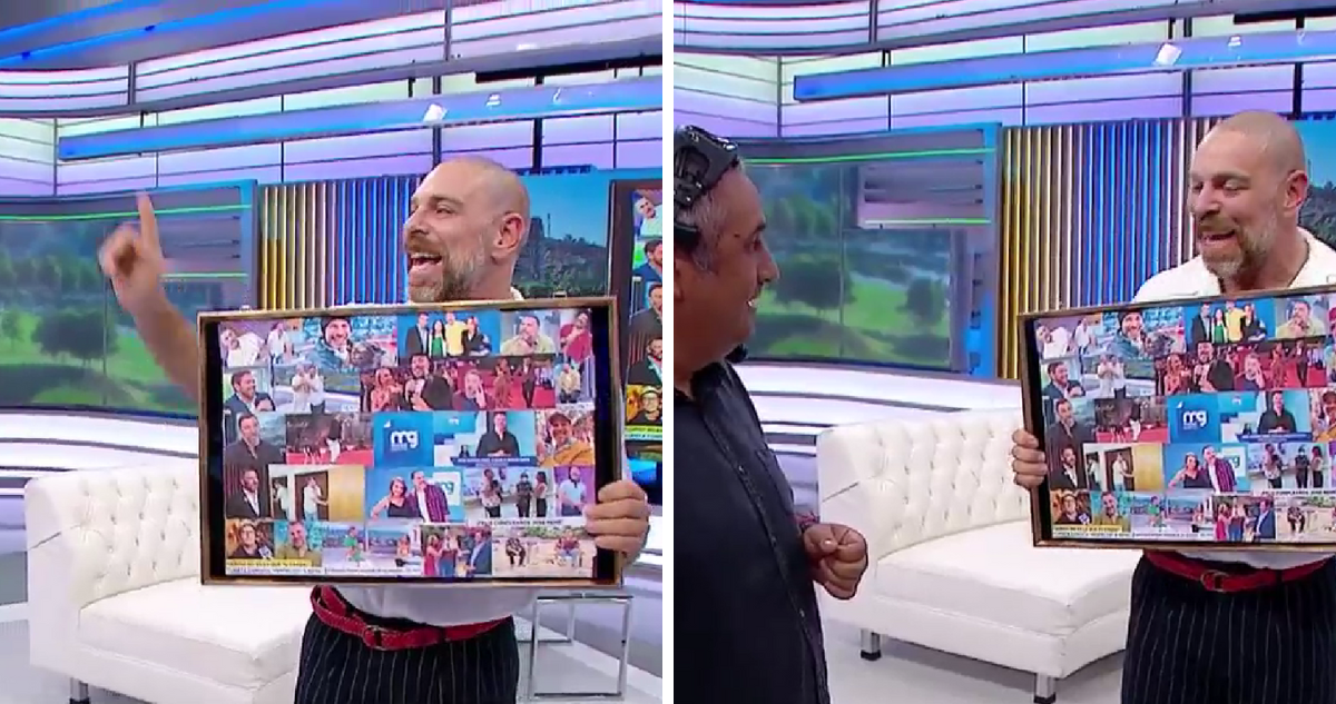 José Antonio Neme en el matinal de Mega, Mucho Gusto, tras su retorno