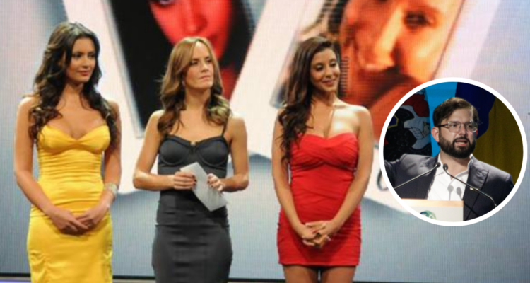 Jennifer Mayani en el reality de Canal 13, ’40 o 20′ junto a miniatura del presidente Gabriel Boric