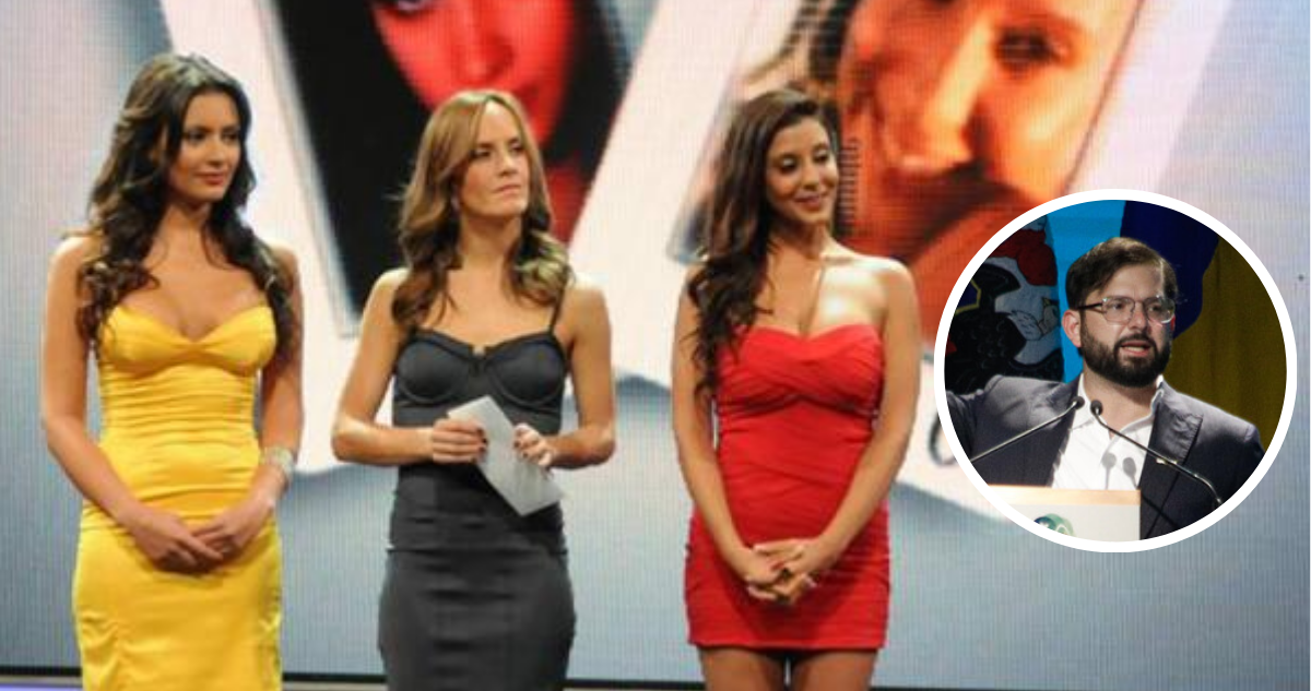 Jennifer Mayani en el reality de Canal 13, ’40 o 20′ junto a miniatura del presidente Gabriel Boric
