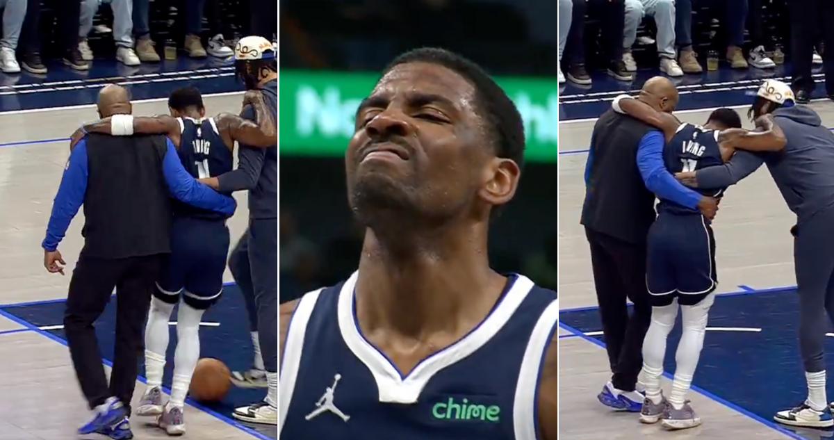 Kyrie Irving se rompe y Dallas Mavericks se comienza a desarmar.