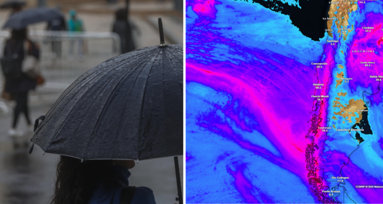 Lluvias este fin de semana en zona central