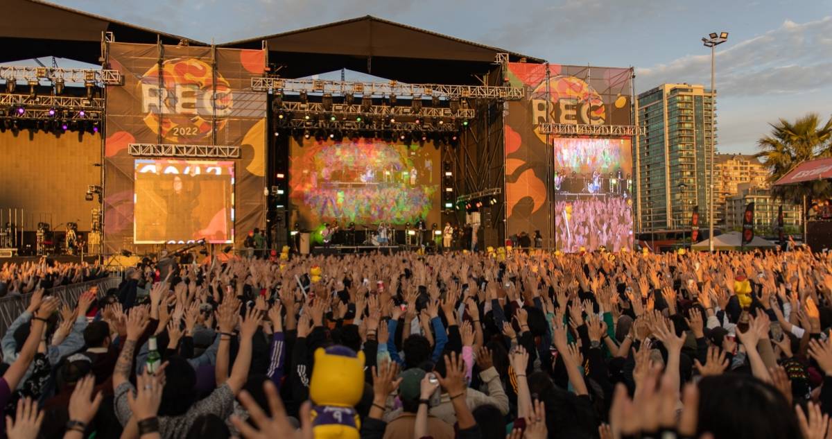 Así será el REC 2025: presentan mapa de escenarios y zonas claves del festival gratuito en Concepción