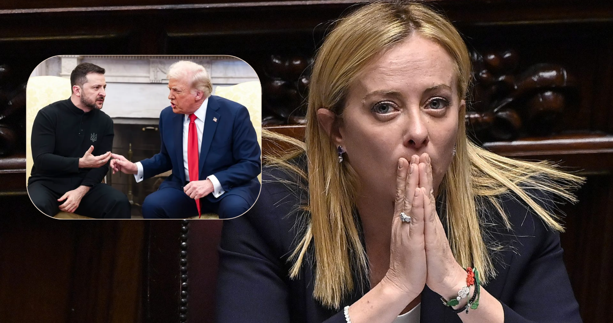Meloni llama a una cumbre inmediata entre EEUU y Europa tras la pelea entre Trump y Zelenski