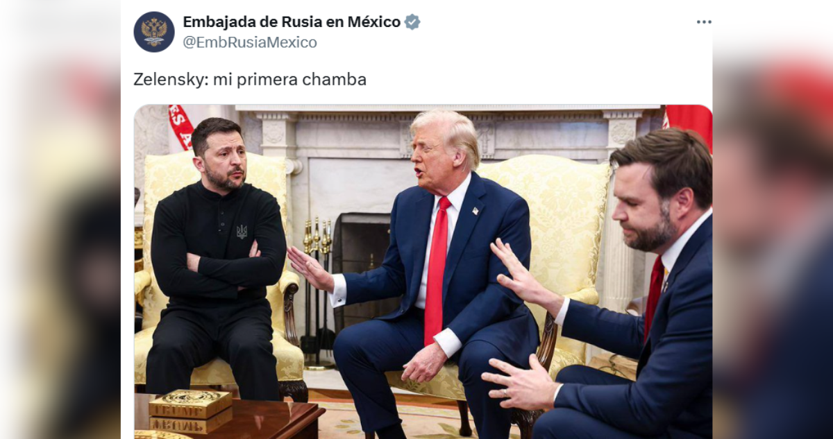 Mi primera chamba diplomacia rusa se burla de Zelenski tras su fallida negociación con Trump