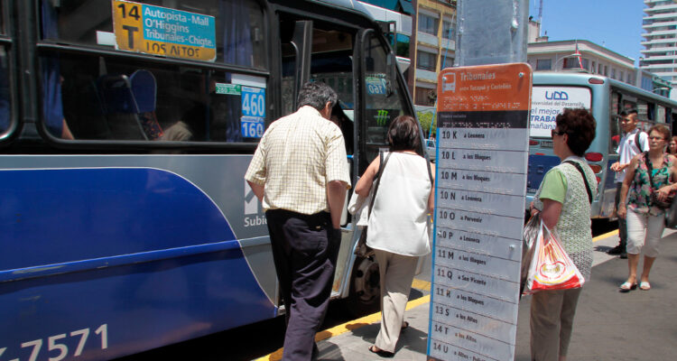 Las fechas estimadas para que en el Gran Concepción se pague la micro con tarjeta al estilo Bip!