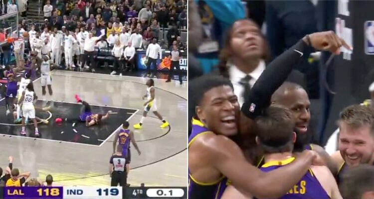 NBA LeBron Lakers Pacers