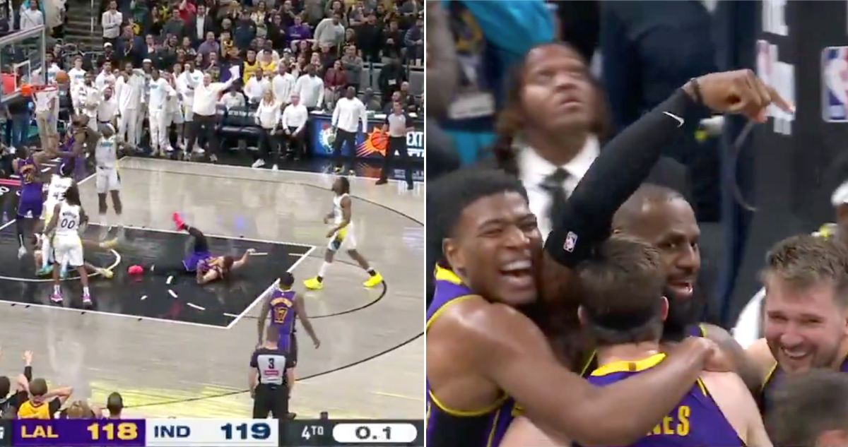 NBA LeBron Lakers Pacers