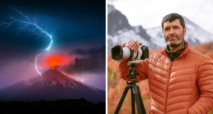 “Cazador de Volcanes” relata cómo esperó por 8 años para sacar la foto ganadora: “No podía ser mejor”