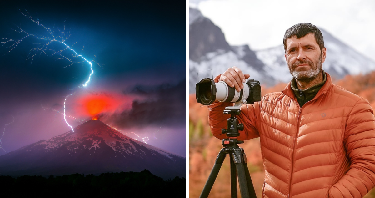 “Cazador de Volcanes” relata cómo esperó por 8 años para sacar la foto ganadora: “No podía ser mejor”