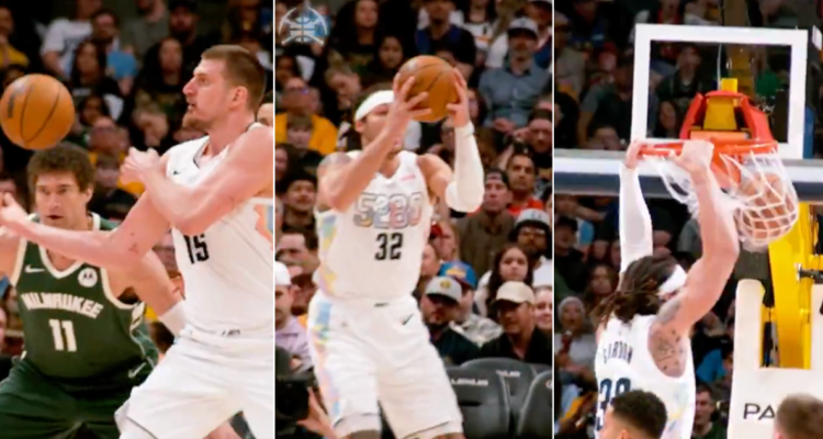 El magistral pase de Jokic que iluminó la noche de NBA.