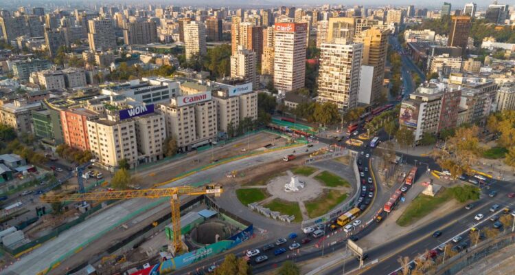 Abren cuatro pistas del Nudo Baquedano tras obras de Nueva Alameda