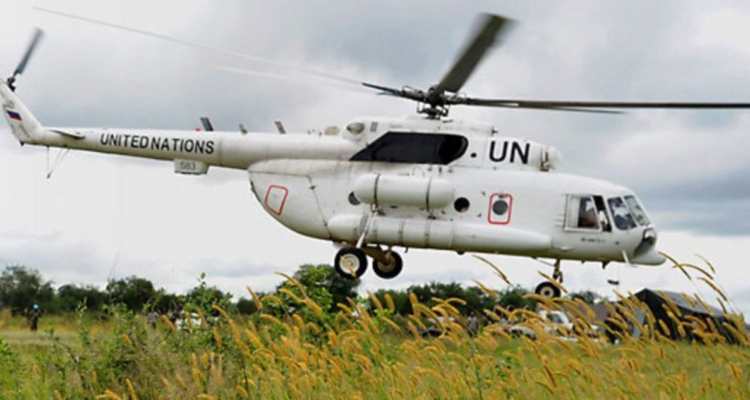 helicóptero de la ONU
