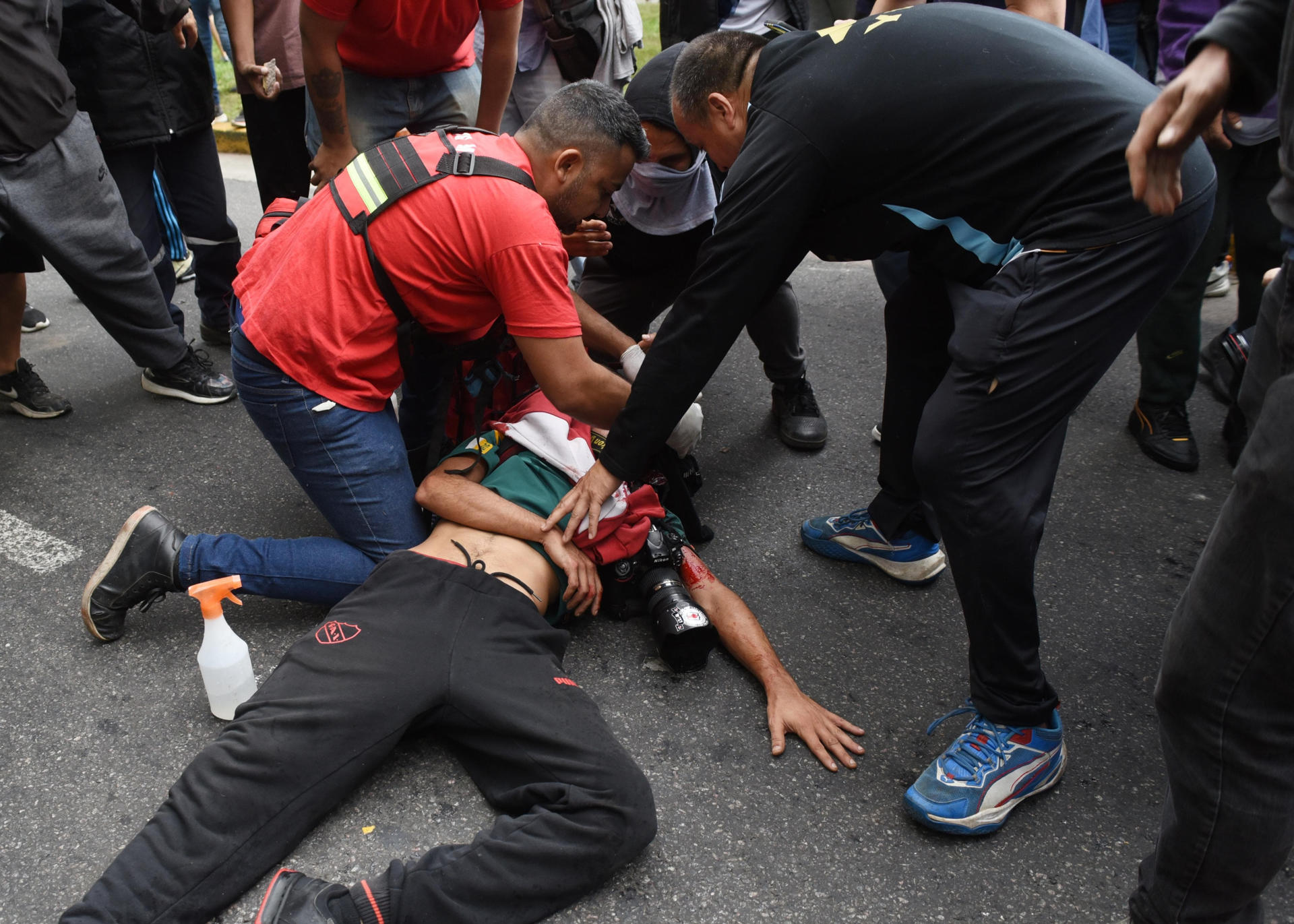 fotógrafo herido