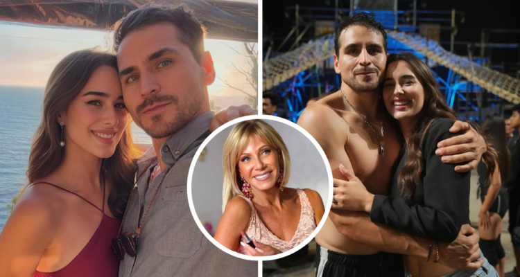 Melina Noto junto a Pangal Andrade en referencia a filtración de su embarazo por parte de Raquel Argandoña