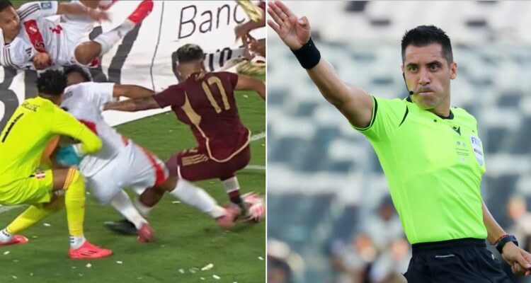Perú Venezuela árbitro chileno