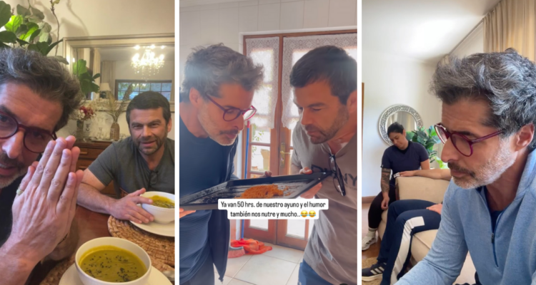 Críticas hacia Francisco Pérez-Bannen por hacer ayuno de 72 horas: olfateó salmón para “alimentarse”