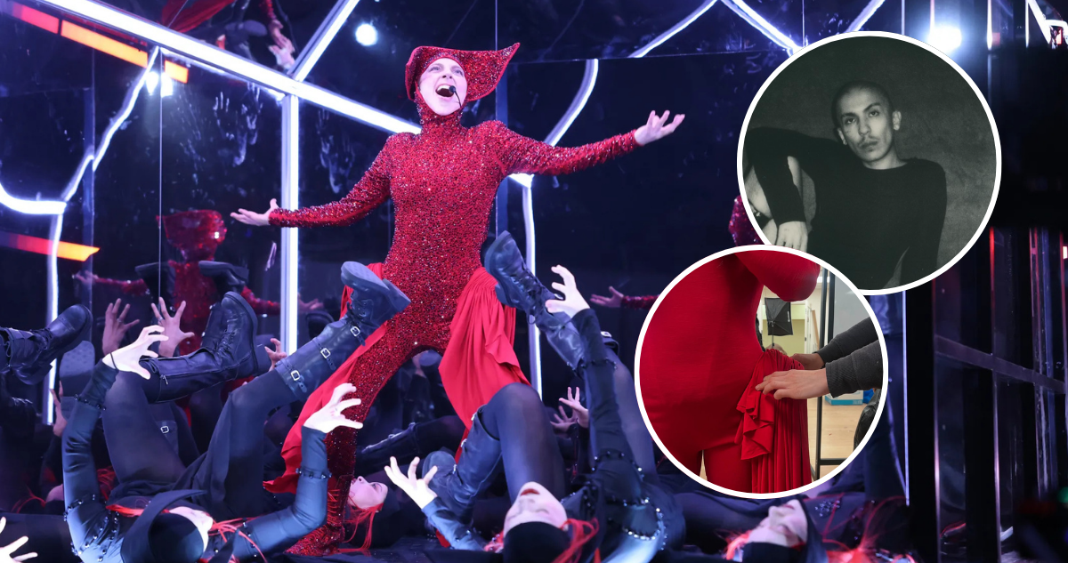 Lady Gaga deslumbra en Saturday Night Live con vestido de diseñador chileno Diego Cajas