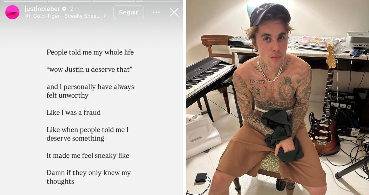 Mensaje de Justin Bieber sobre su salud mental 