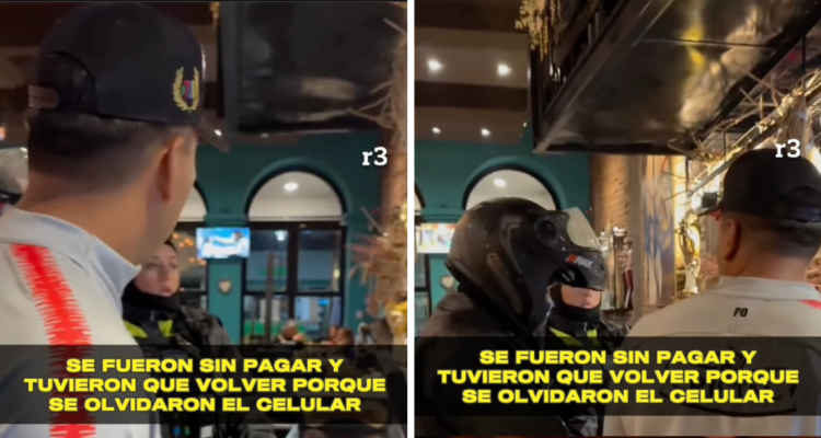 ¿Quiso hacer ‘perro muerto’? denuncian a compatriota chileno de irse sin pagar en un restaurante de Argentina