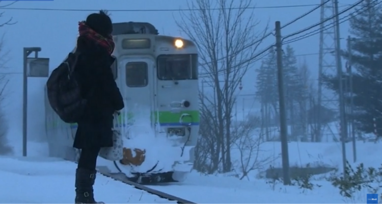 La historia de una estación de tren en Japón que operaba solo para una pasajera