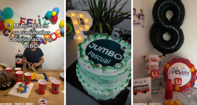 Niño fanático del BCI tuvo cumpleaños temático y terminó celebrando con los “monos” del banco