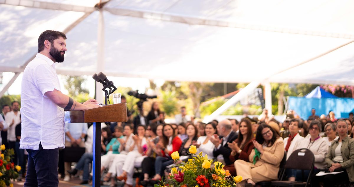 Presidente Boric anuncia reforma que busca garantizar igualdad de género en el sistema electoral