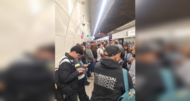 Problemas en la Línea 6 del Metro: servicio con retraso por falla técnica de un tren