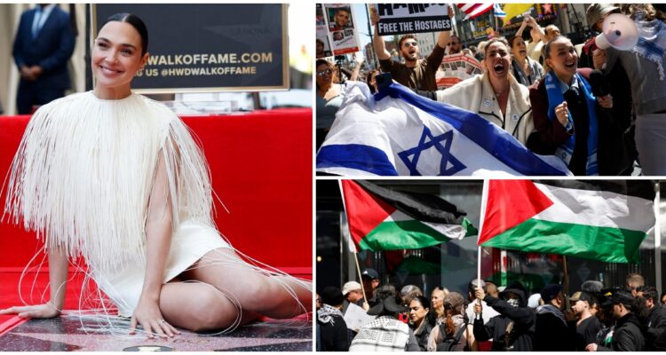 Protestas por guerra en Gaza empañan Estrella de la Fama de Gal Gadot: “Sólo soy una chica de Israel”