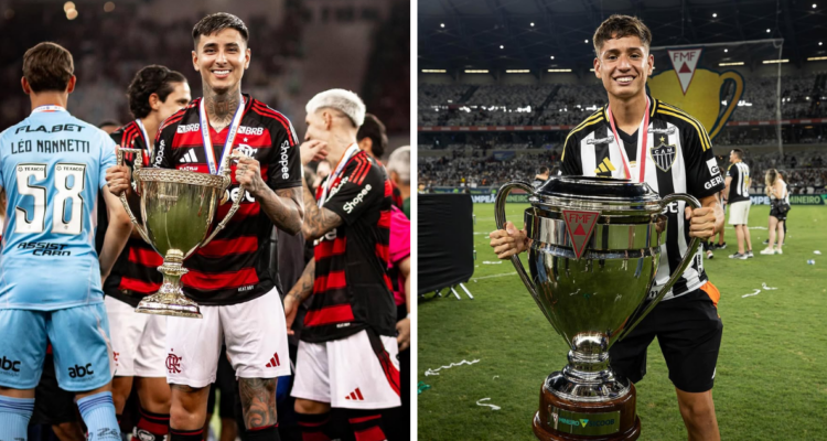 Erick Pulgar se corona campeón con Flamengo en el Carioca: Iván Román también celebra con A. Mineiro