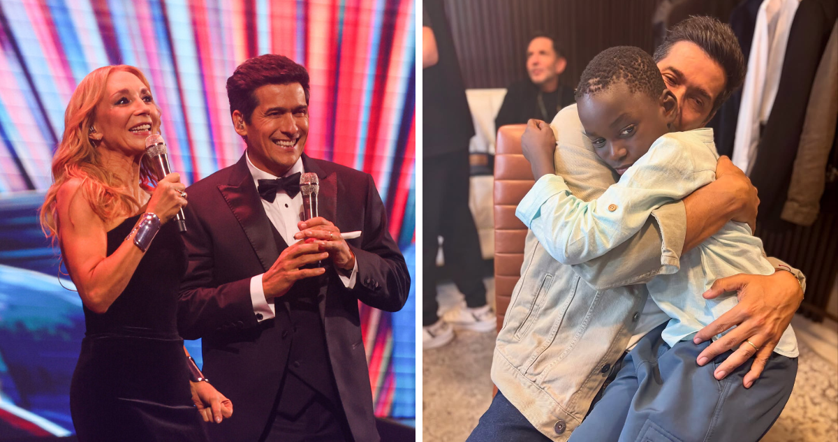 Rafael Araneda en la conducción del Festival de Viña 2025 y junto a su hijo Benjamín detrás de escena