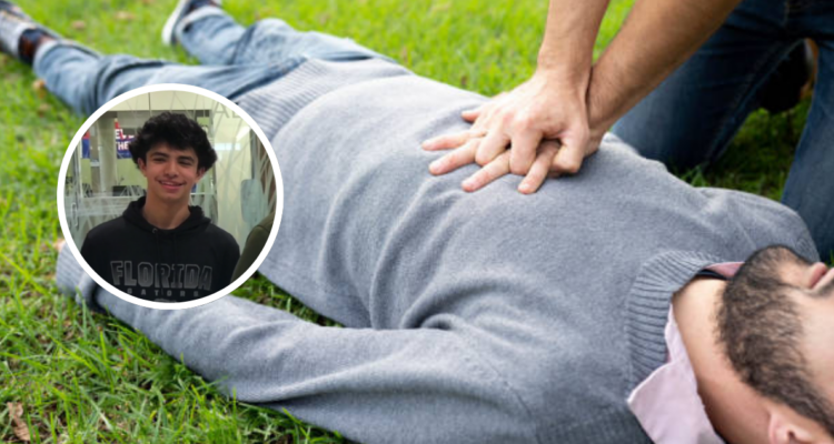 Al ritmo de “Stayiní Alive”, joven de 15 años salva la vida de su padrastro en EE.UU al realizarle RCP