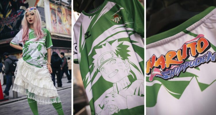 Inspirada en Naruto: Real Betis presenta nueva camiseta con imagen del popular personaje