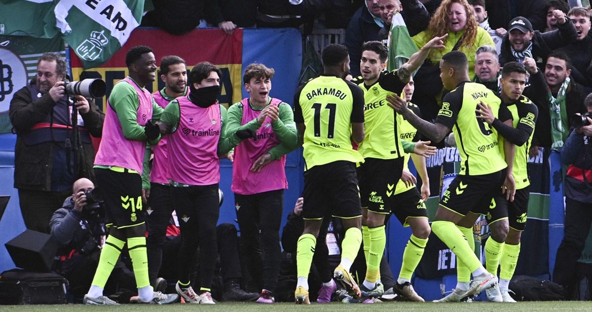 Real Betis de Manuel Pellegrini derrotó al Leganés por La Liga.