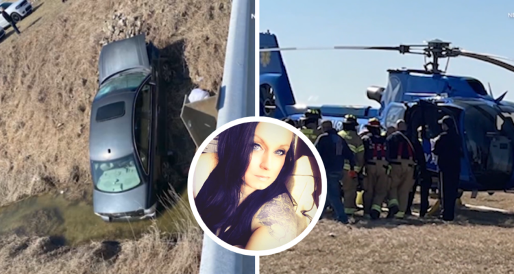 Rescatan a mujer que estuvo atrapada casi seis días en su auto tras estrellarse en una zanja en EE.UU